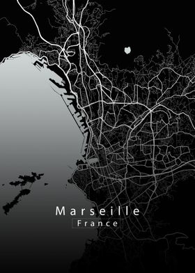 Marseille City Map