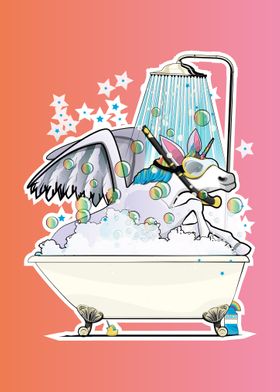 Unicorn in the Shower