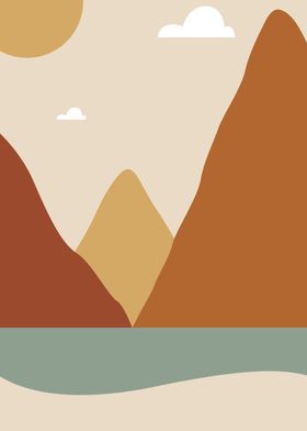 Sun Mountain modern art