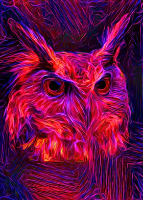 Owl Fantasy Portrait