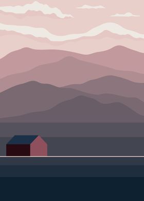 Minimal abstract landscape