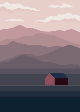 Nature Minimalistic art