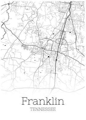 Franklin Tennessee map