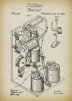 Telegraph patent