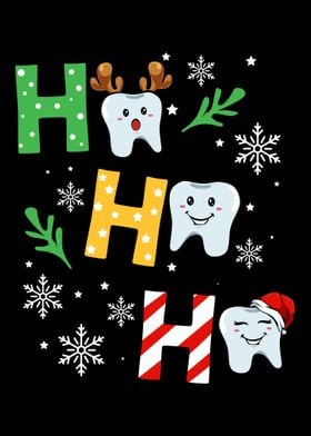 Dentist Christmas Ho Ho Ho