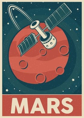 Vintage Mars Sign