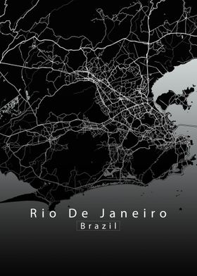 Rio De Janeiro City Map