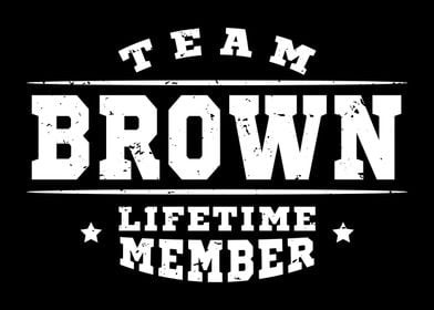 Team Brown Lifetime Member