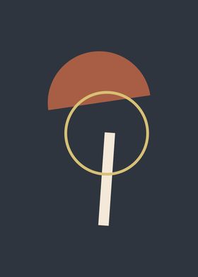 Geometric shapes poster