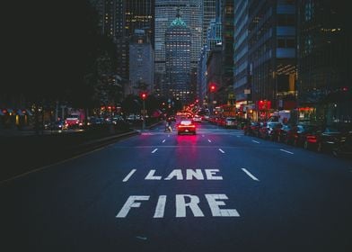 Fire Lane in New York