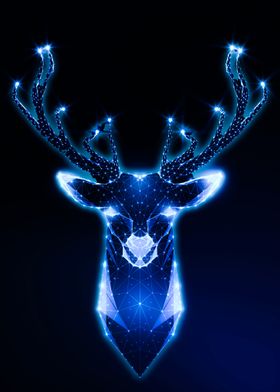 Astral Cosmic Deer