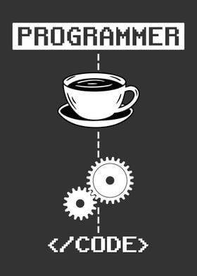 Programmer Funny Wall Art' Poster by Decoratier Qwerdenker | Displate