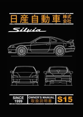 Blueprint of the Silvia