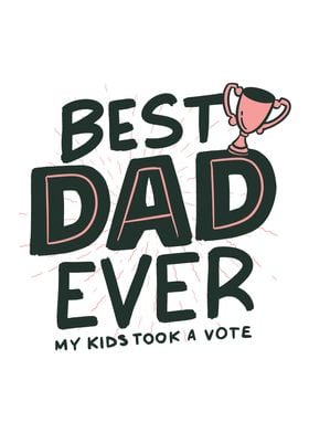 Best dad ever trophy funny