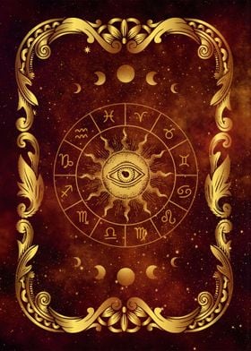 zodiac wheel Tarot