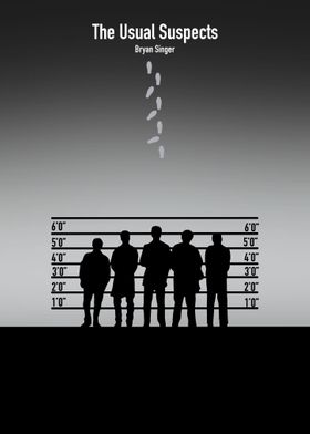 The Usual Suspects blockbuster movie backer Poster 8 X 5.5 Keyser