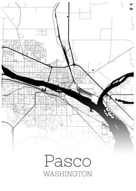 Pasco Washington map