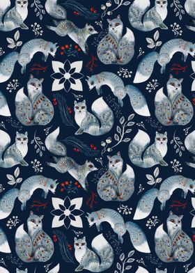 Foxes pattern