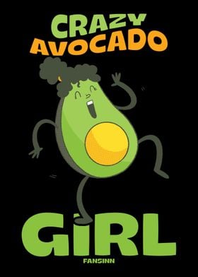 Crazy Avocado Girl