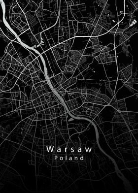 Warsaw City Map