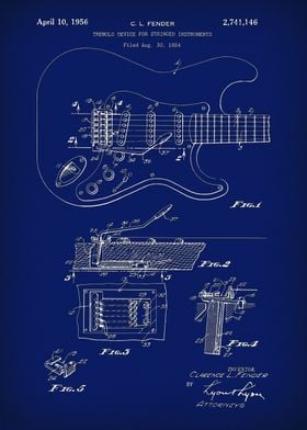 Fender Guitar Patent