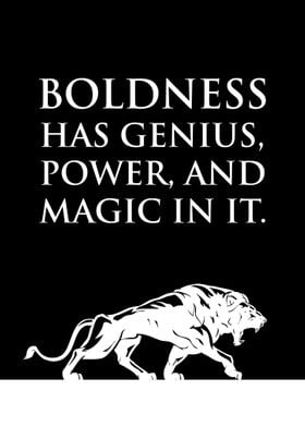 Lion Boldness