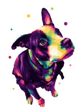 Dog Pop Art Colorful
