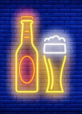 Beer Alcohol Neon