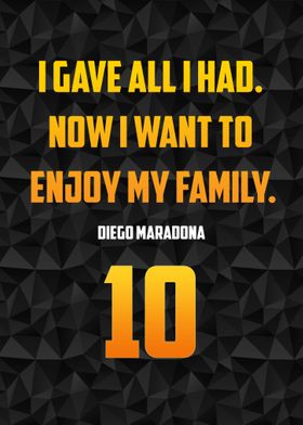 quote diego maradona