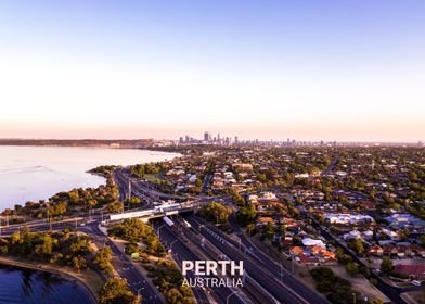 Perth Australia Drone Shot