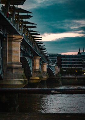 Blackfriars Bridge at Dusk