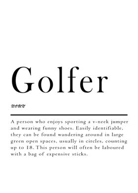 Golfer Dictitionary