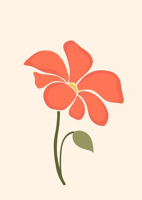 Botanical abstract floral