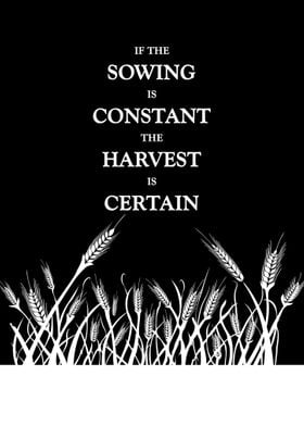 The Harvest Is Certain