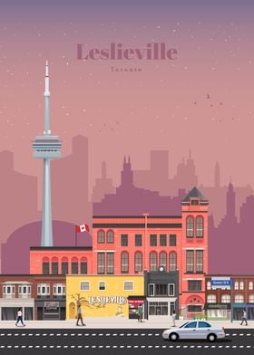 Leslieville in Toronto