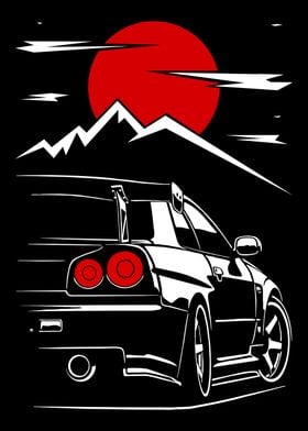 Nissan JDM Skyline R34 