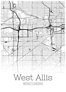 West Allis Wisconsin map