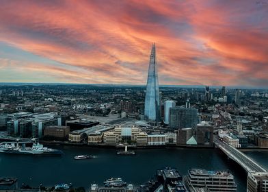 London River Thames Sunset