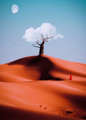 Fantasy Tree Cloud Desert