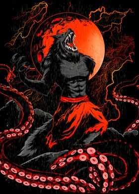 Color art Werewolf 