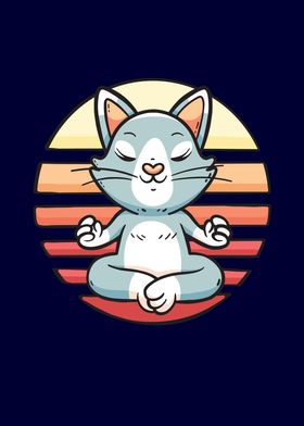 Meditating Cat