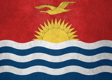 Flag of Kiribati on Wall