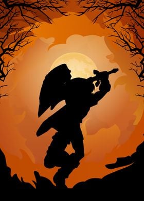 Link Silhouette Halloween 