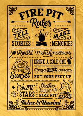 Fire Pit Rules