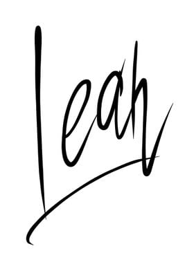 Leah 4 letters girls name