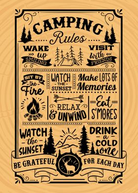 Camping Rules 