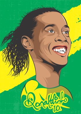 Ronaldinho Caricature