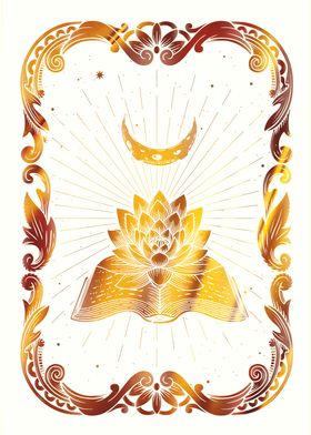 Tarot Moon Flower