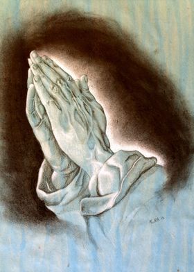 Praying Hands Drawing