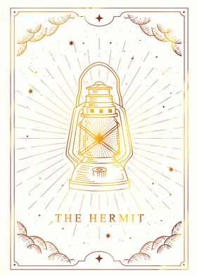 Tarot the hermit arcane